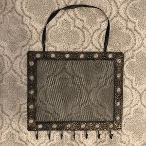 Hanging jewelry rack